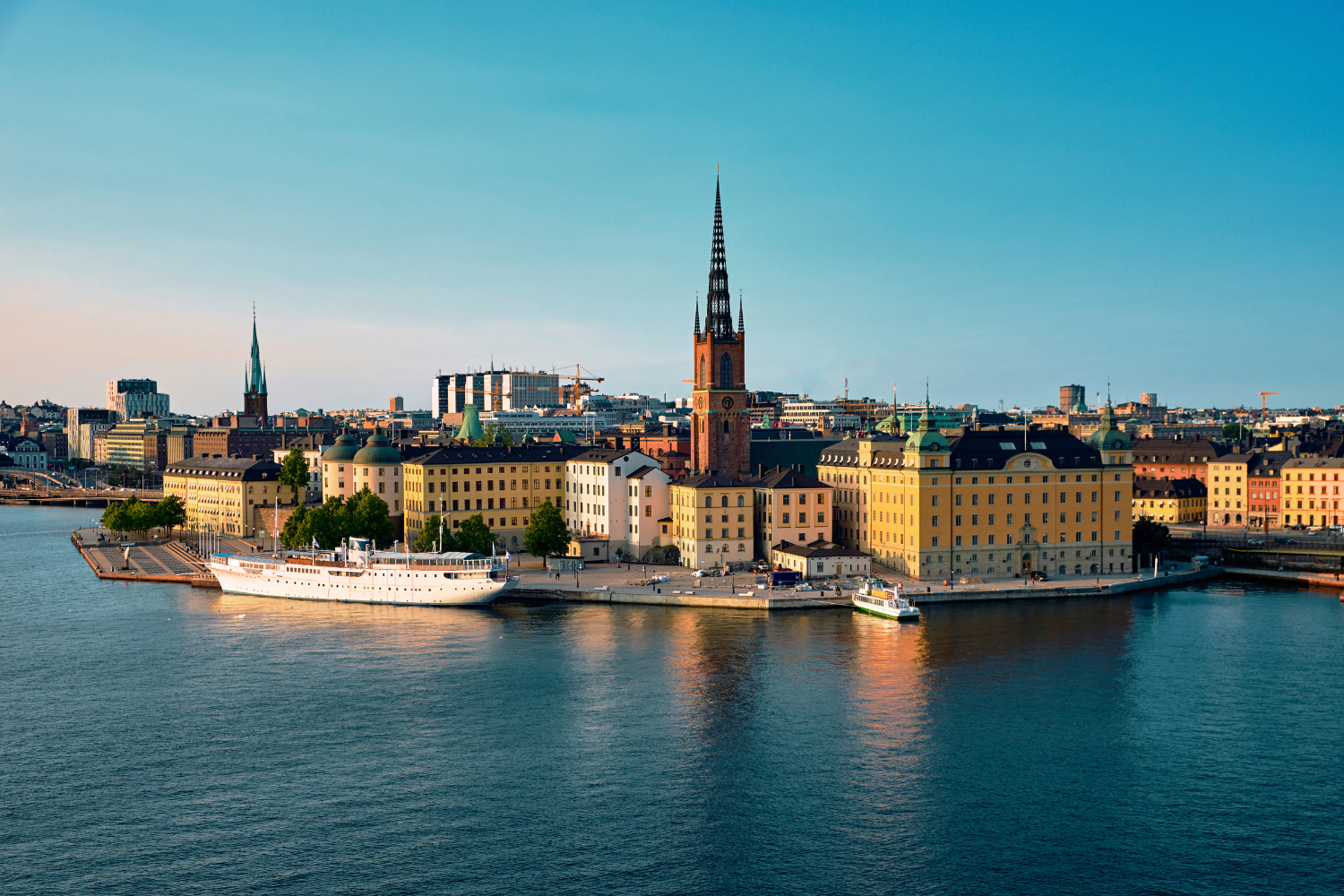 Utsikt over Gamla Stan i Stockholm. Foto