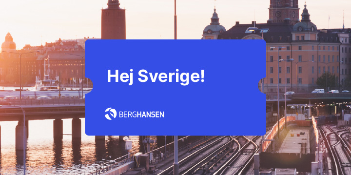 Det står Hej Sverige!. Illustrasjon.
