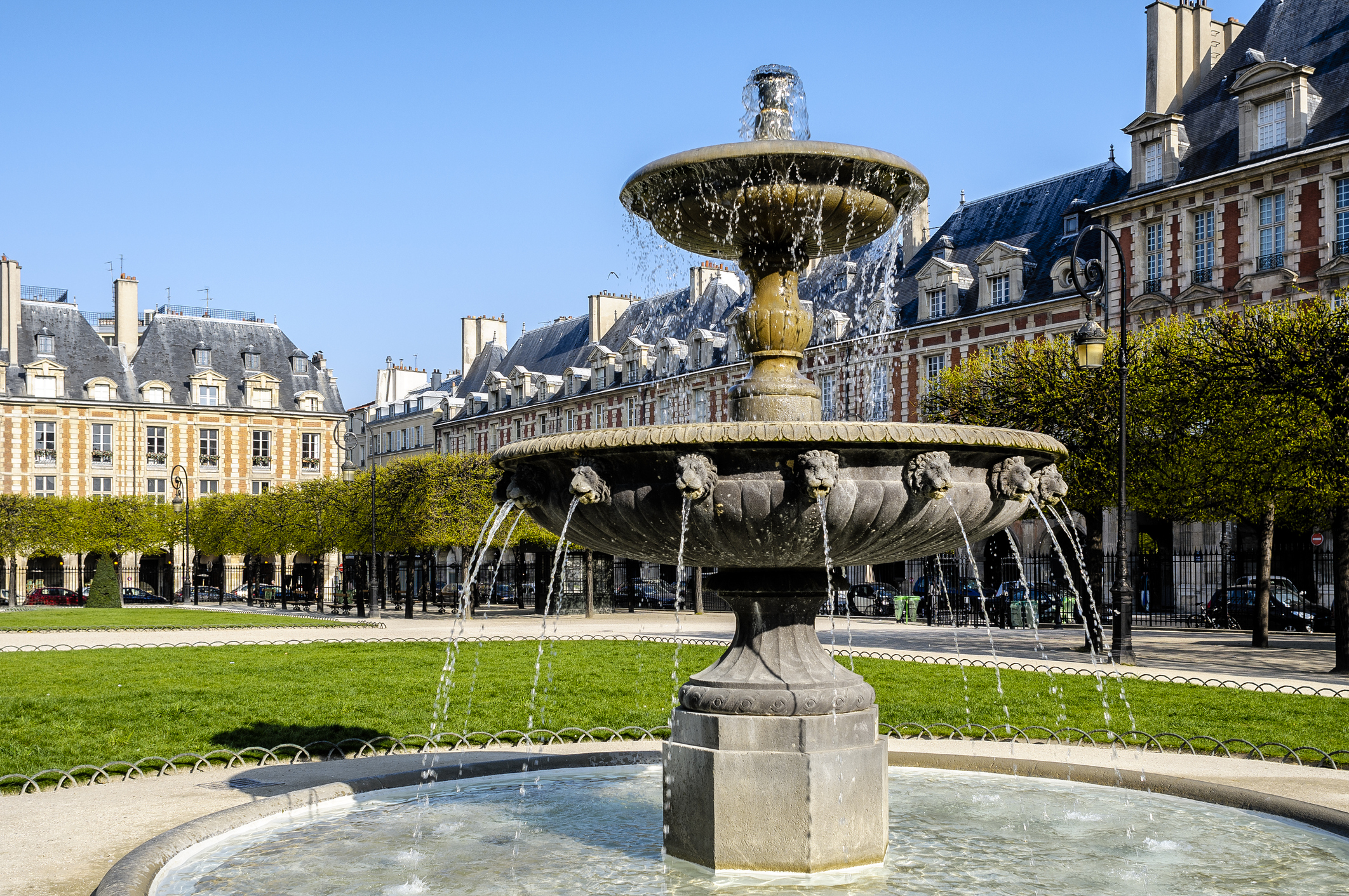 Place de Vosges i Paris, Frankrike