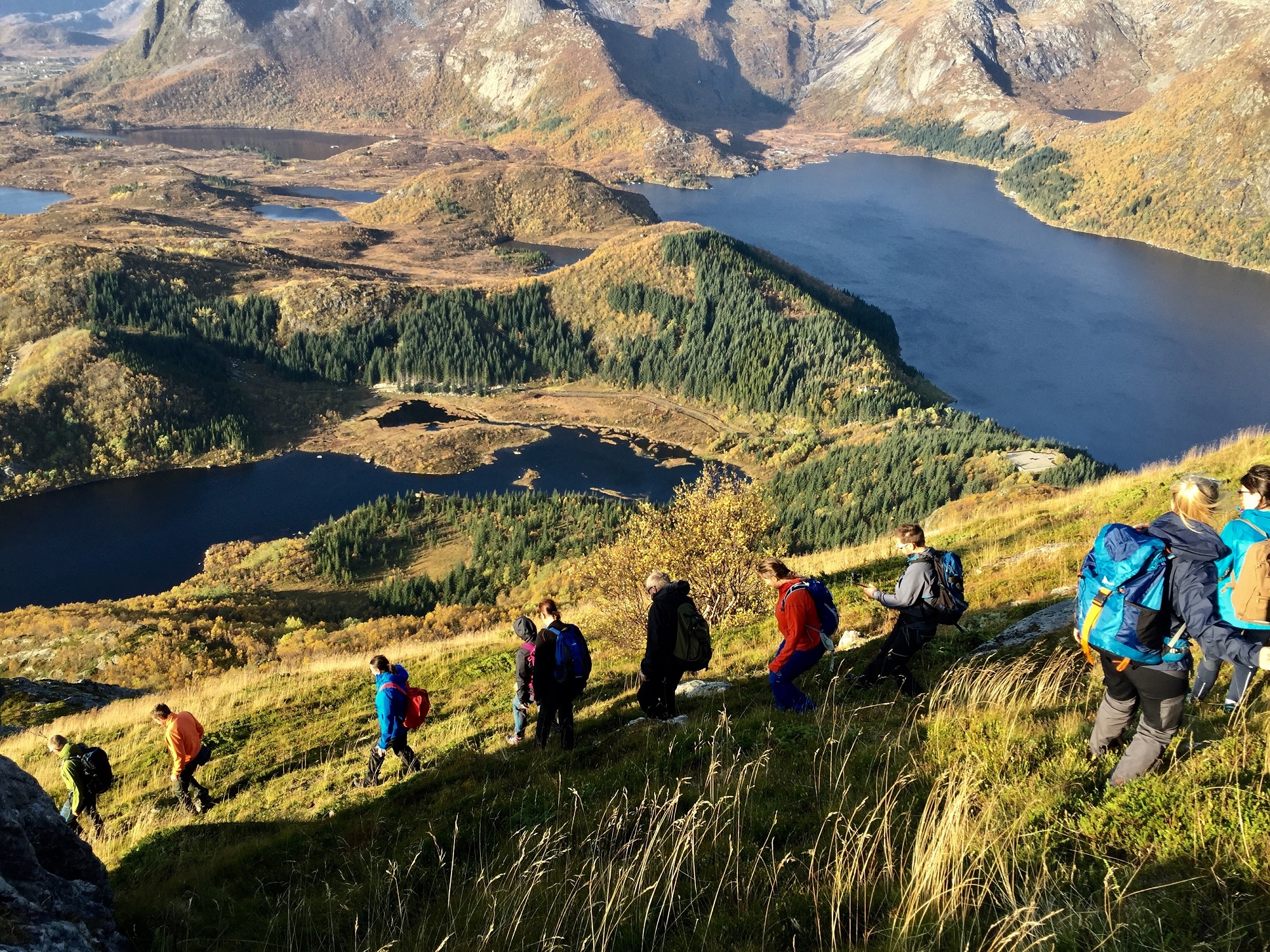 Fjelltur i Lofoten