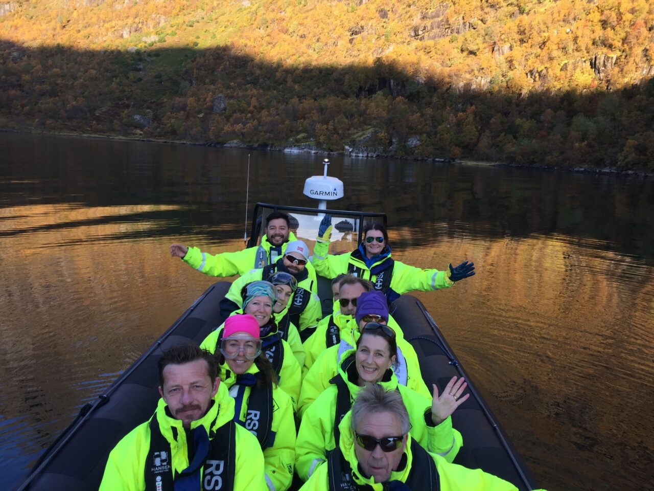 RIB på Trollfjorden i Lofoten