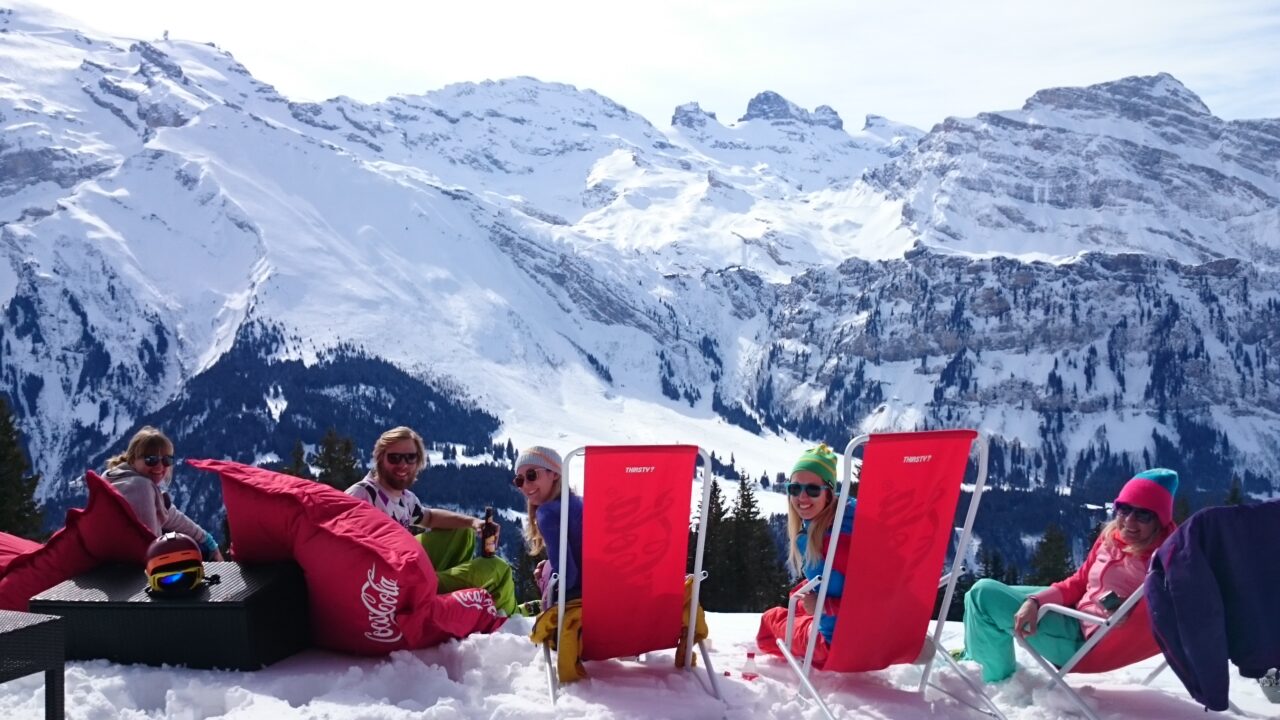 Skikjøring i Engelberg, Sveits