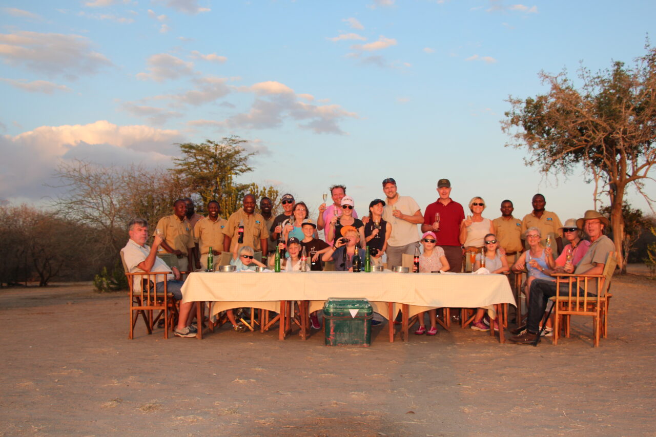 Storfamilie på tur til Zanzibar