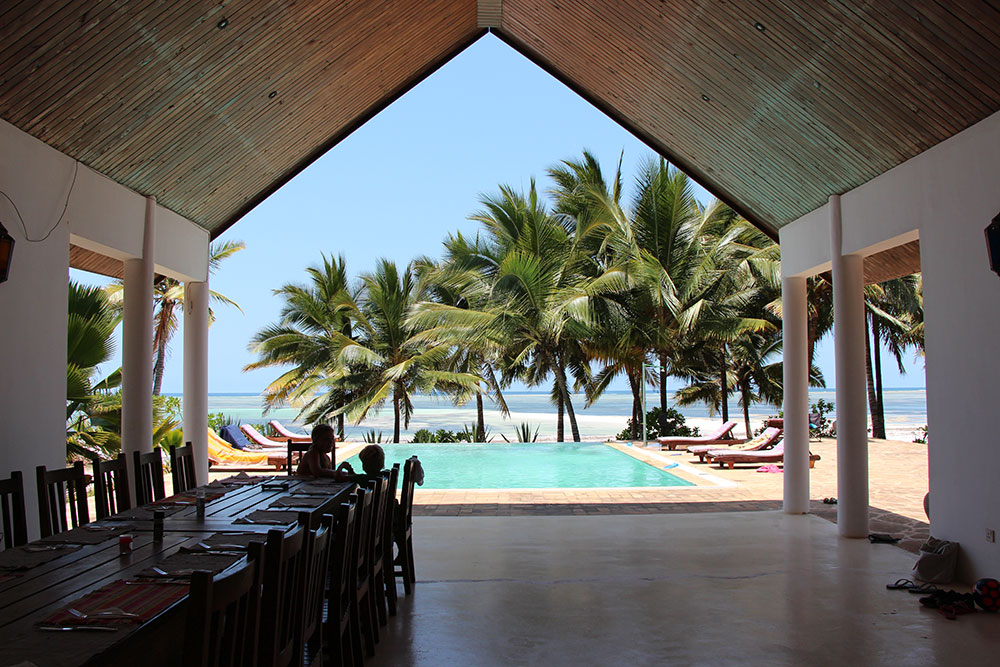 Overnatting i hus på Zanzibar