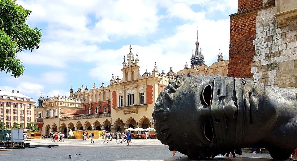 Sukiennice i Krakow, Polen