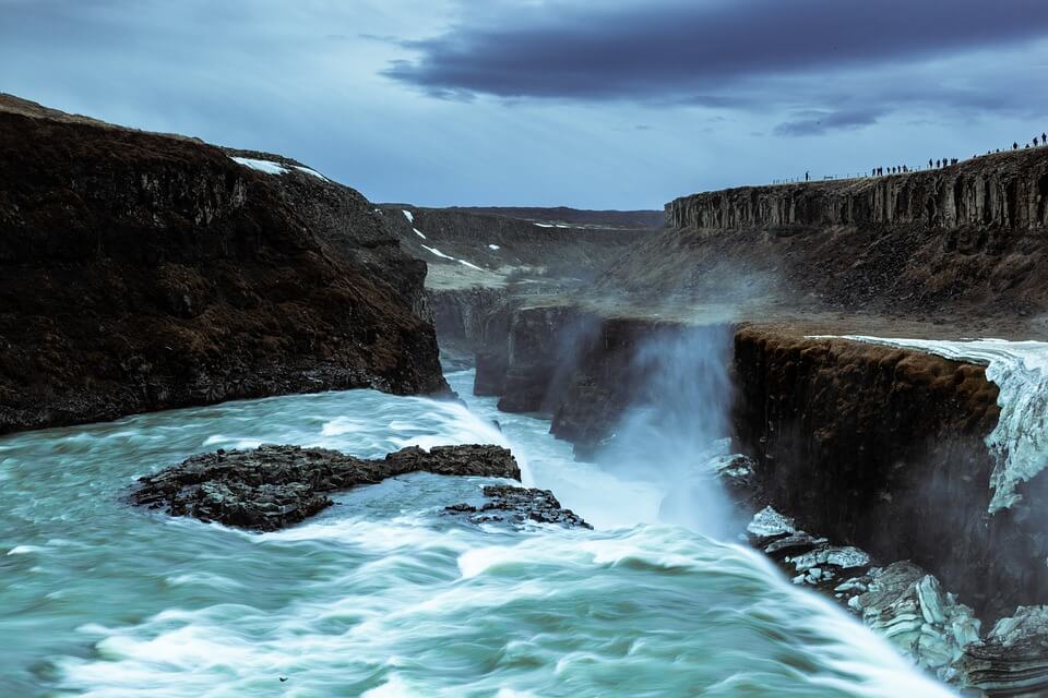 Gullfoss på Island