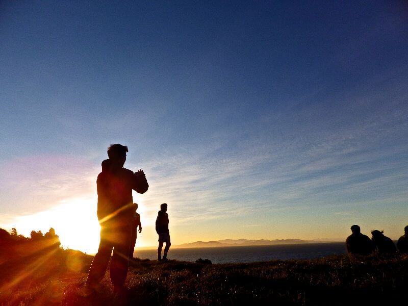 Solnedgang ved Rondane Høyfjellshotell