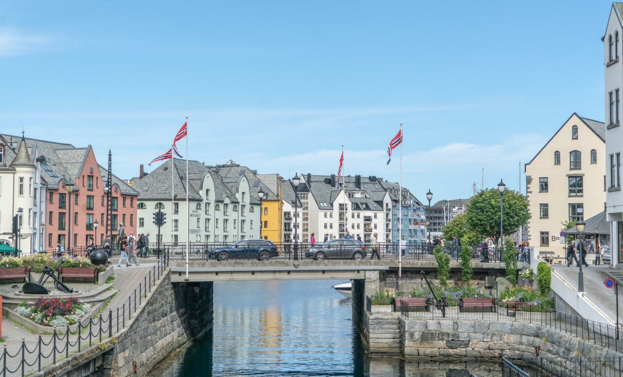 Vakker arkitektur i Ålesund