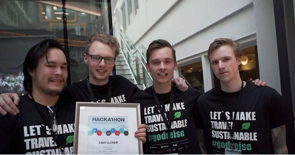 Vinnerteam på Hackathon