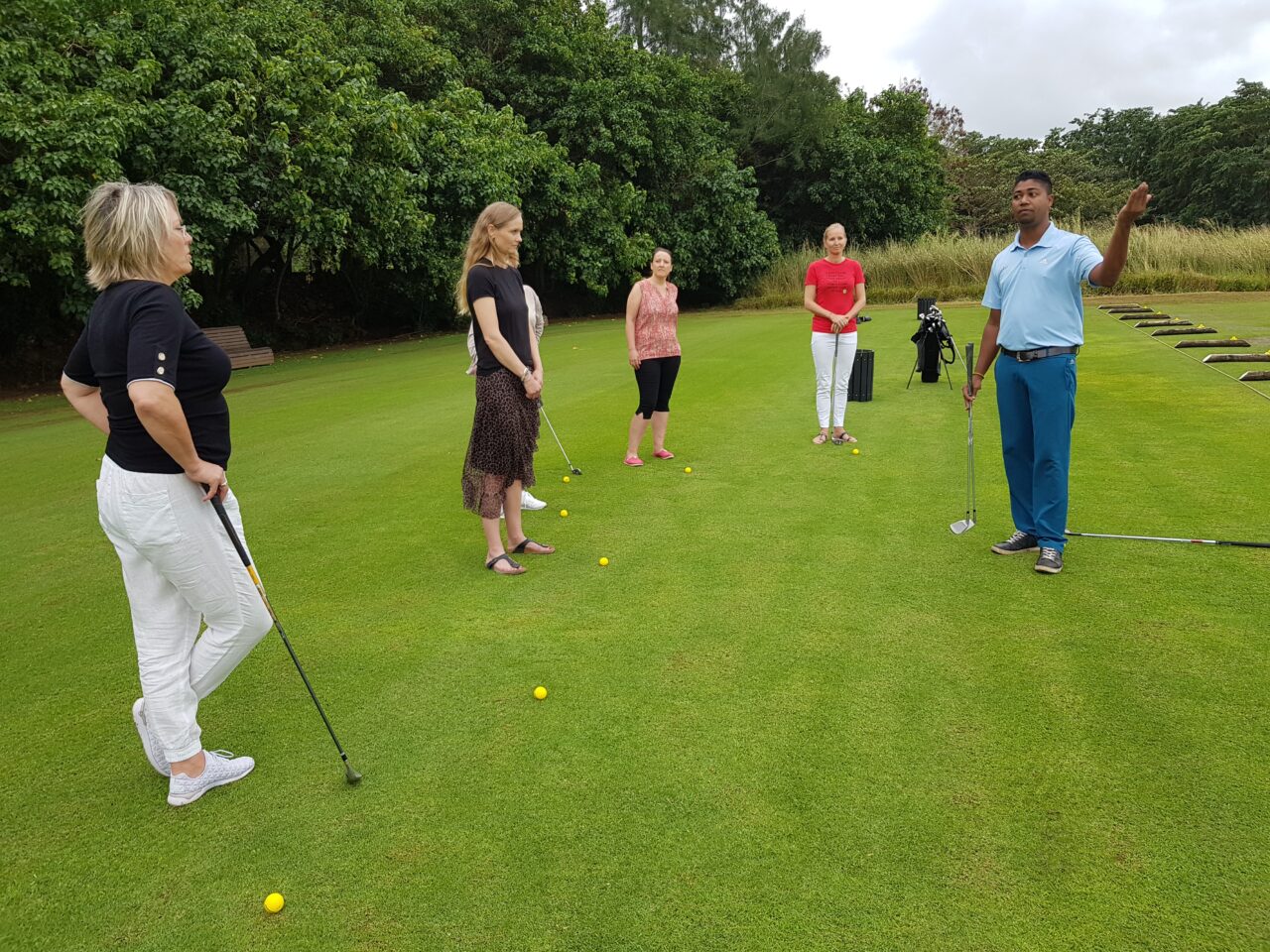 Instruktør på golfbane