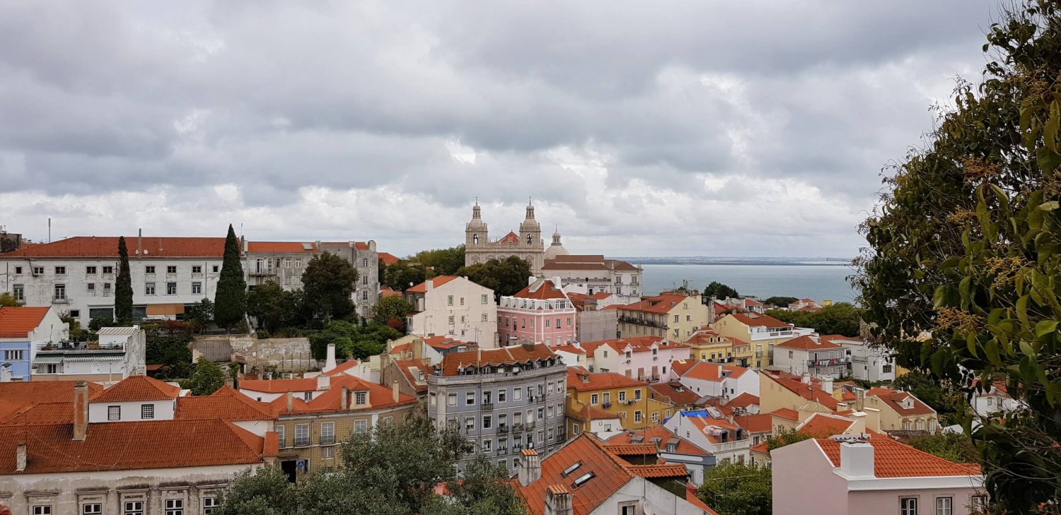 Utsikt over Lisboa fra Castelo São Jorge, Lisboa, Portugal