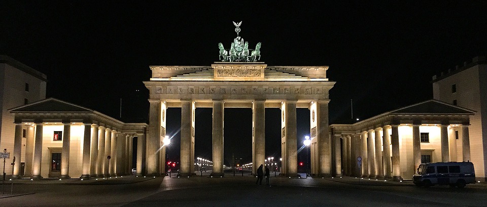 Brandenburger Tor i Berlin, Tyskland