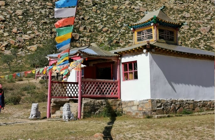 Lite tempel, Mongolia