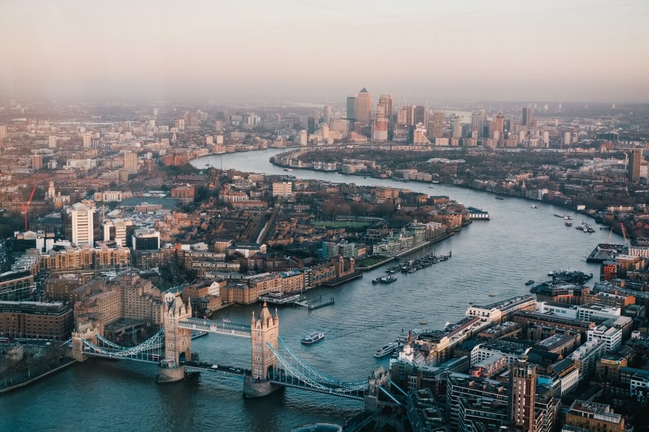 Skyline over London