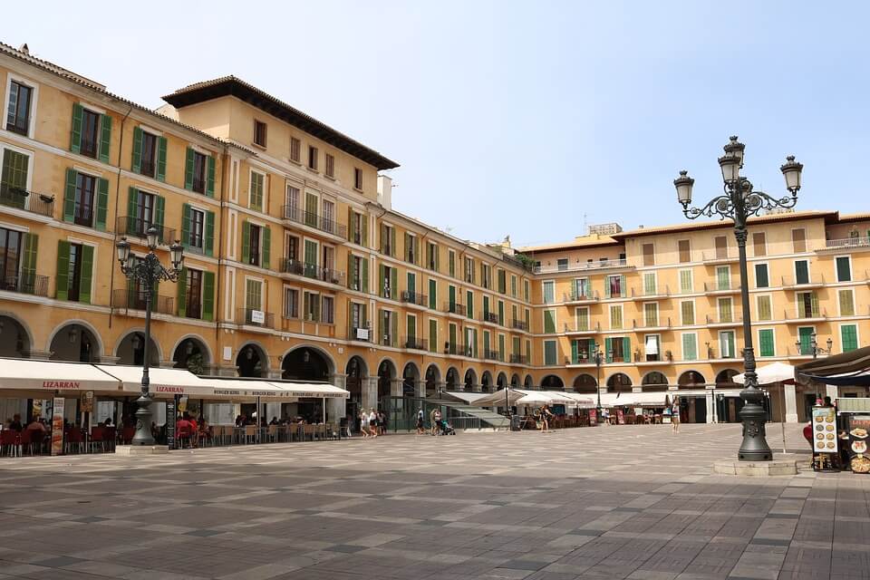 Plaza Major på Palma de Mallorca