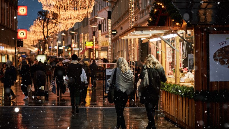 Strøget i Århus, Danmark