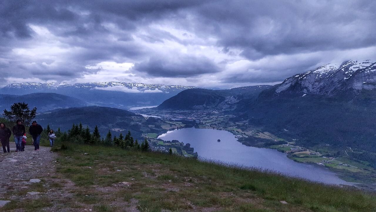 Utsikt over vakre Voss