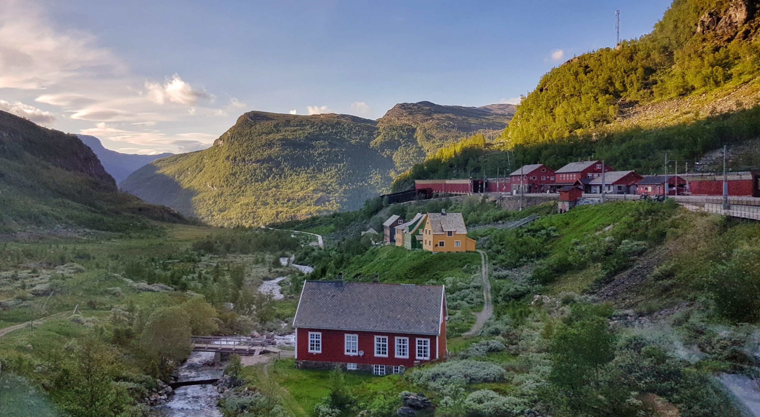 Vakker togtur fra Oslo til Voss