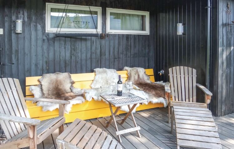 Utekos på hytten i Hemsedal