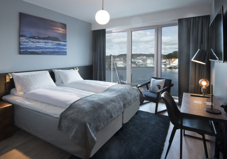 Standard dobbeltrom på Mandal Hotel
