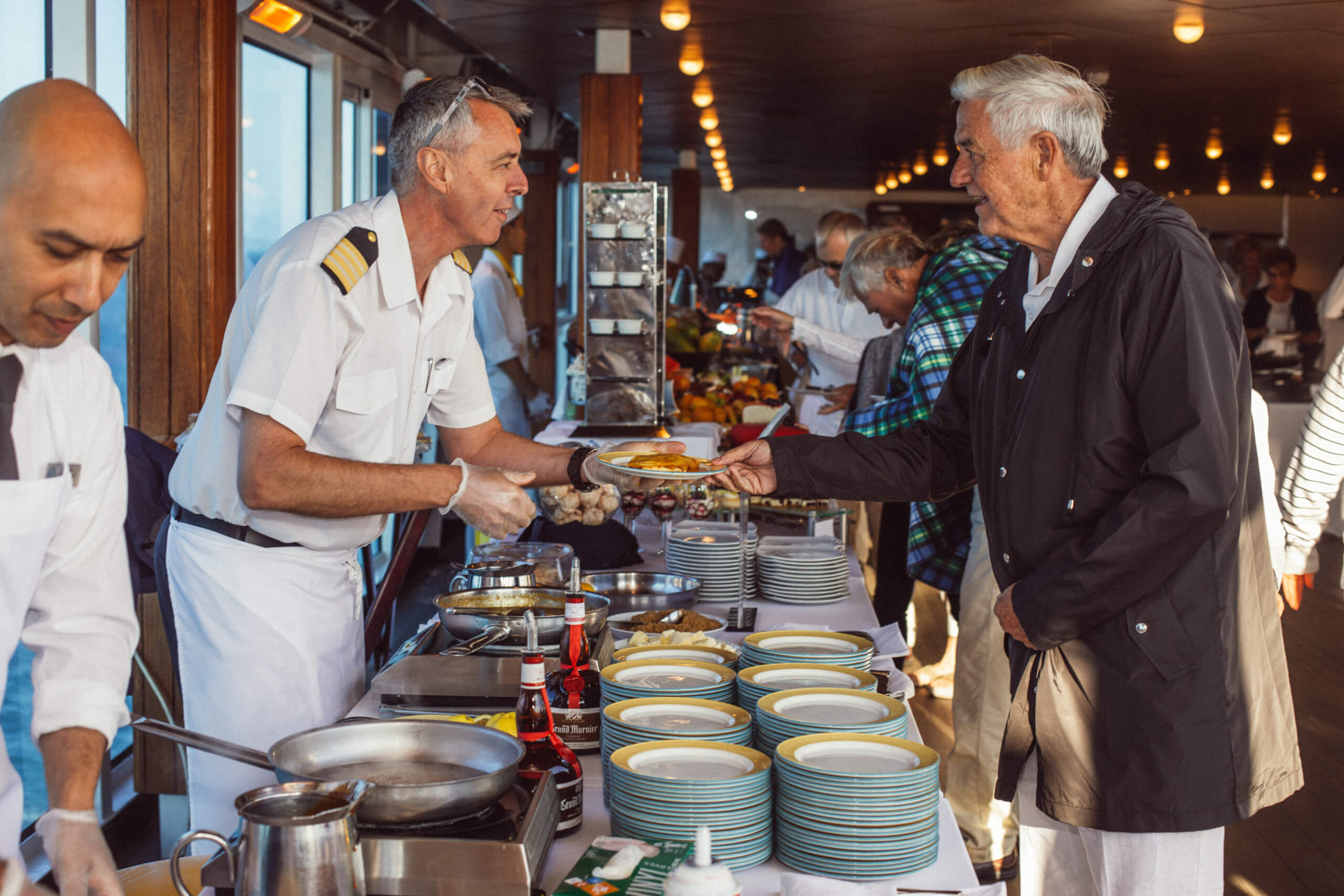 Fra spisesalen på Azamara