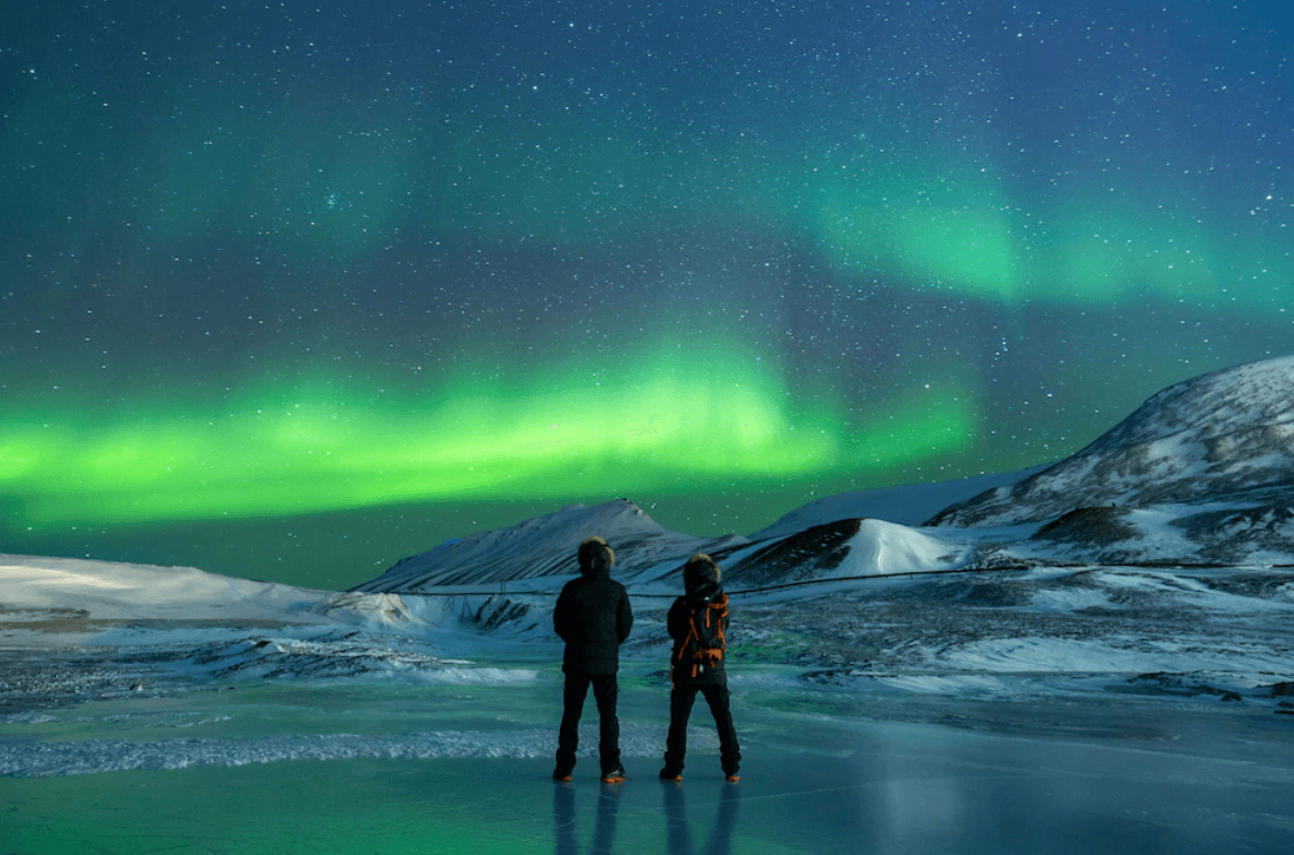 Nordlyset på Svalbard