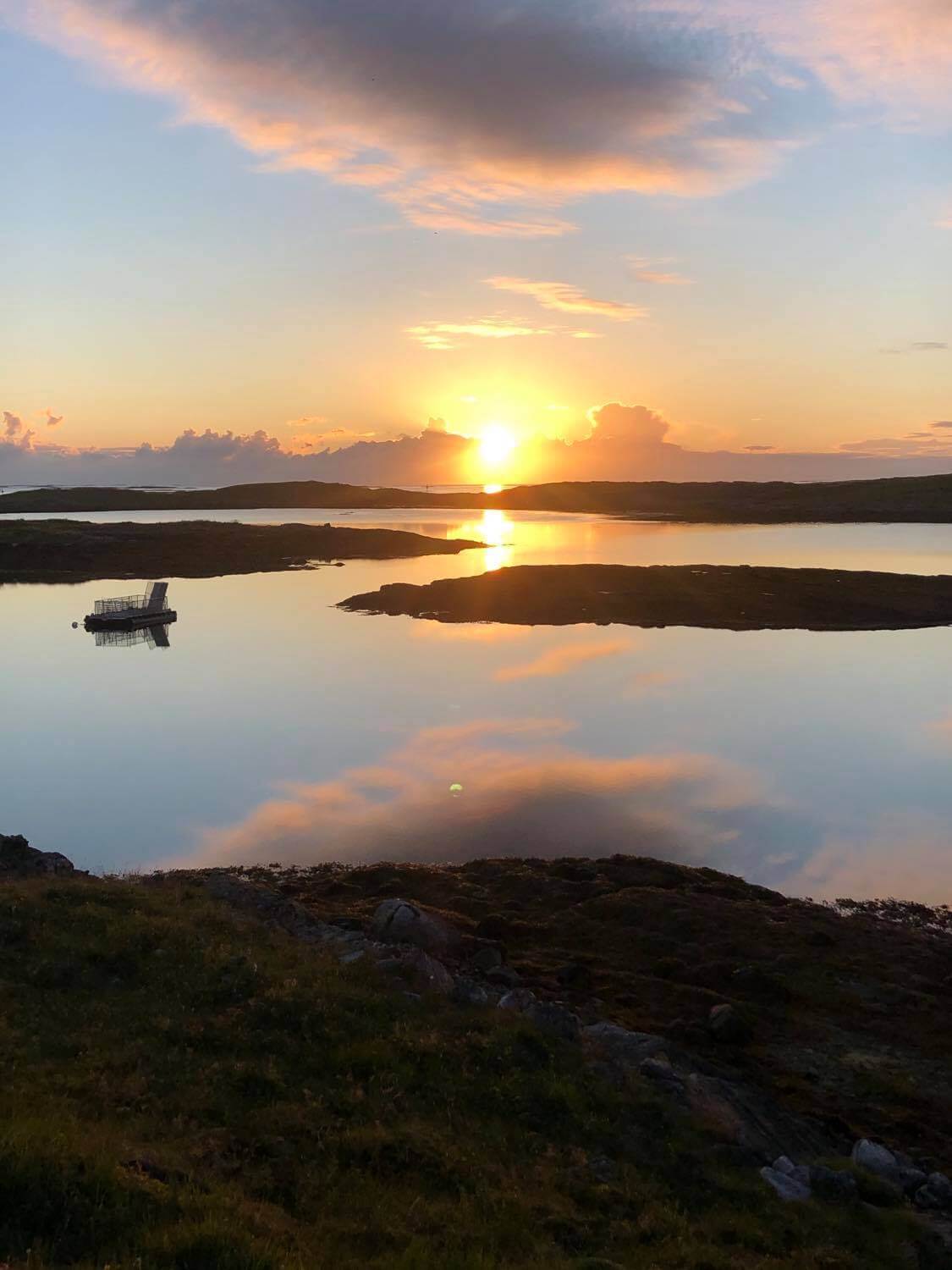 Solnedgang på Vega