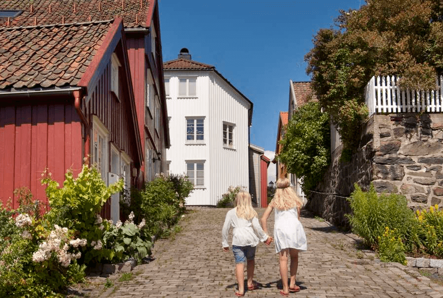 Sørlandsidyll på Tyholmen