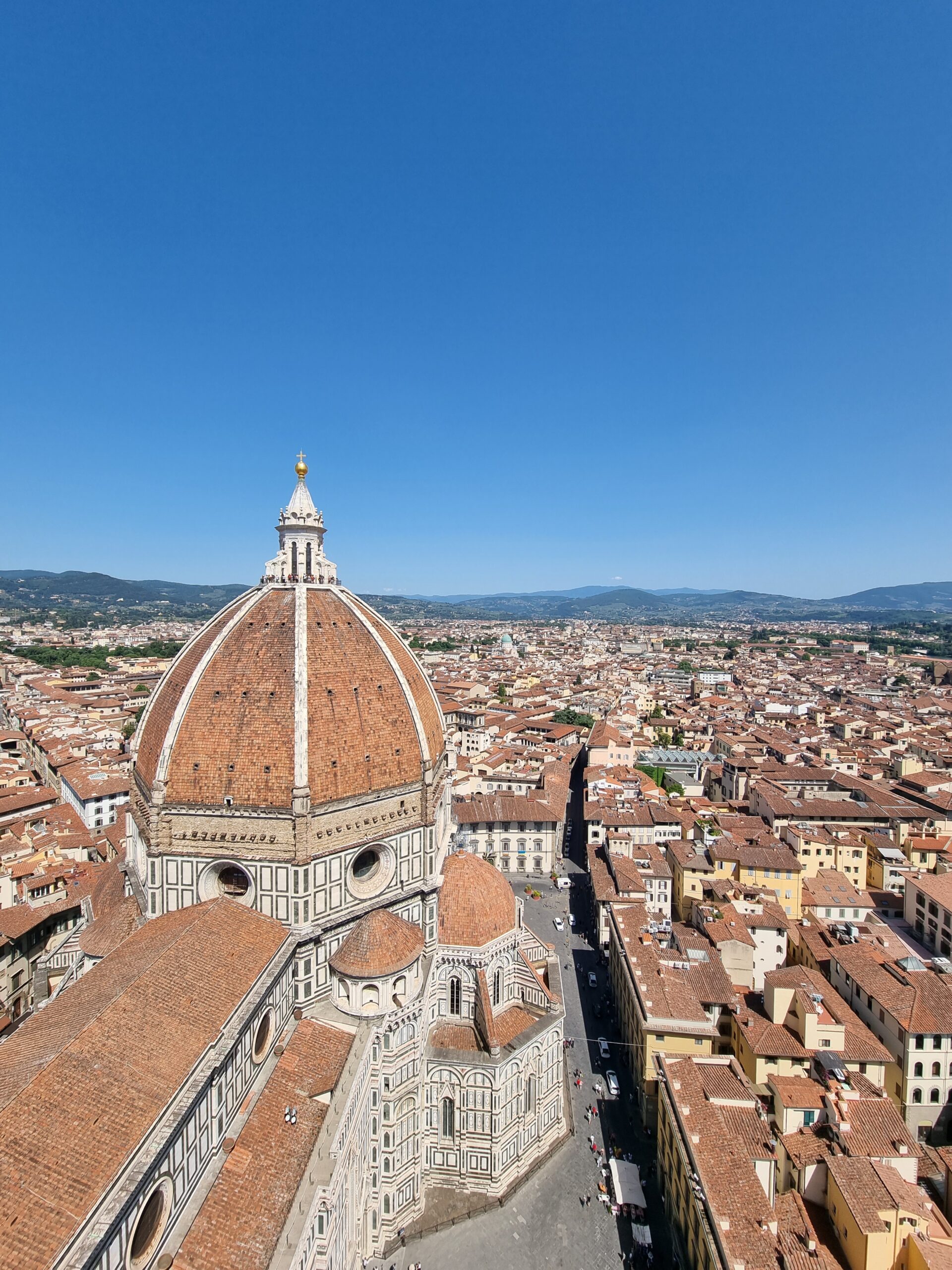 Utsikt over Firenze fra toppen av Campanile di Giotto