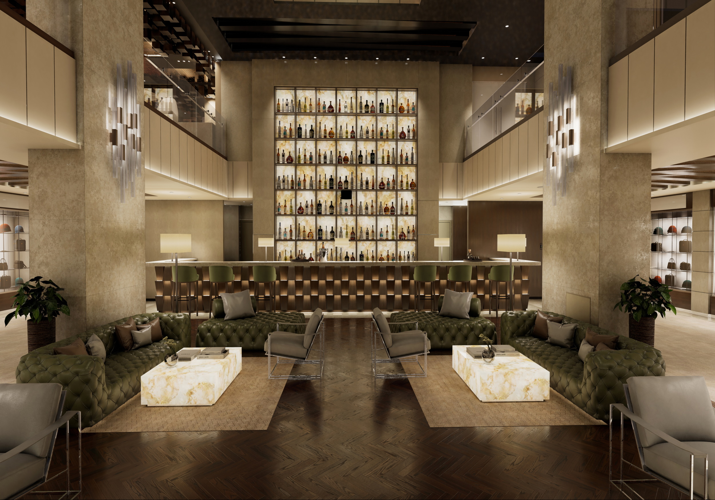 Lobby og Lobby Bar, Explora I