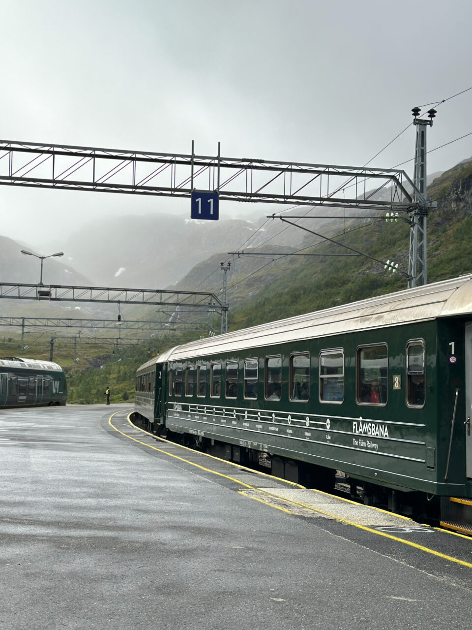 Flåmsbanen på Myrdal Stasjon. Foto